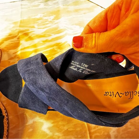 Bella Vita Wedge Espadrille Sandal Size 12 - Picture 7 of 12